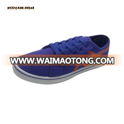 Men fashion plain vulcanized canvas shoes